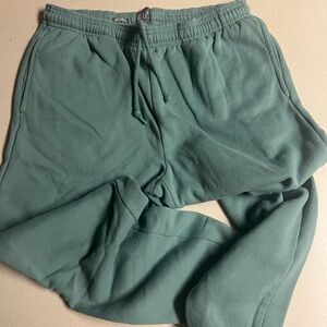 Gap Men’s Med sweatpants. Soft green (whatever that means). Perfect condition.